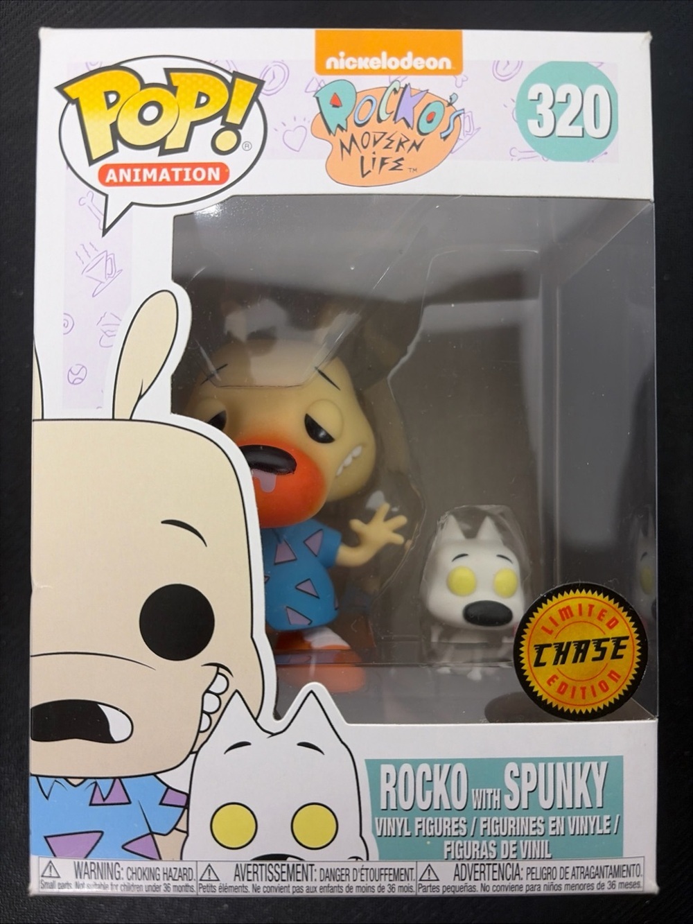 Funko Pop Animation Rocko with Spunky #320 Chase Vinyl Figure